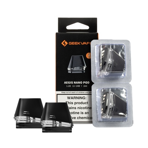 [GEE-00927] GEEK VAPE AEGIS NANO POD 2CT (1.2OHM)