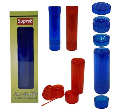[INTREF01870] SUPREB ALL IN ONE GRINDER-ROLLING SET ASSORTED COLORS