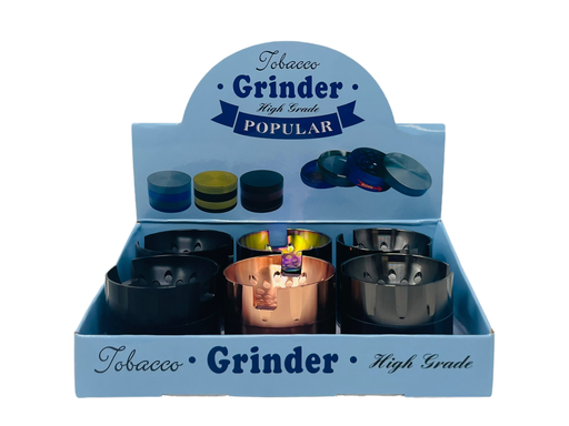 [INTREF01936] TOBACCO GRINDER 4 PARTS U SHAPE TOP WITH PHONE HOLDER HONEY COMB #TG4-63PH-HC BOX OF 6