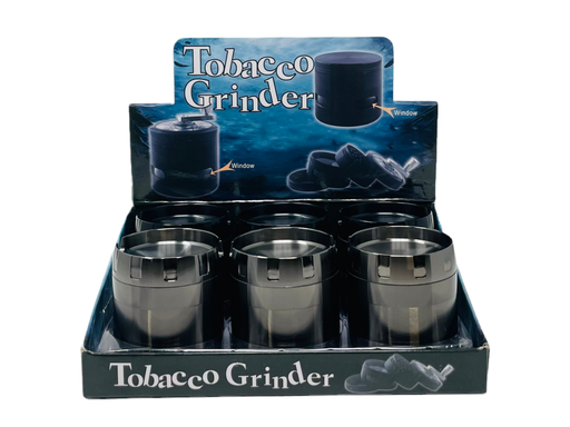 [INTREF01938] TOBACCO GRINDER 4 PARTS U SHAPE TOP WITH PHONE HOLDER #TG4-63PH-DR1 BOX OF 6