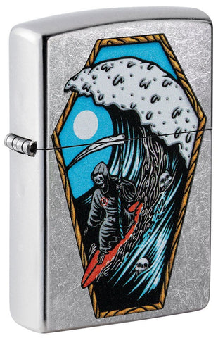 [INTREF02670] ZIPPO LIGHTER REAPER SURFER DESIGN 49788