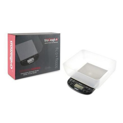 [ITM010222022881] TRUWEIGH INTREPID SERIES COMPACT BENCH SCALE 5000G X 0.1G BLACK