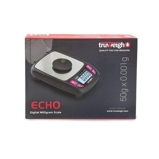 [ITM010222022885] TRUWEIGH ECHO DIGITAL SCALE 50G X 0.001G BLACK