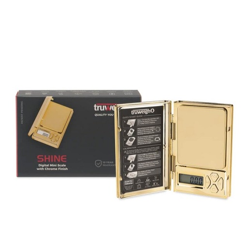 [ITM010222022887] TRUWEIGH SHINE DIGITAL SCALE 100G X 0.01G GOLD