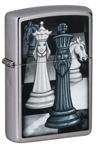 [ITM010621018428] ZIPPO LIGHTER CHESS GAME DESIGN 49601