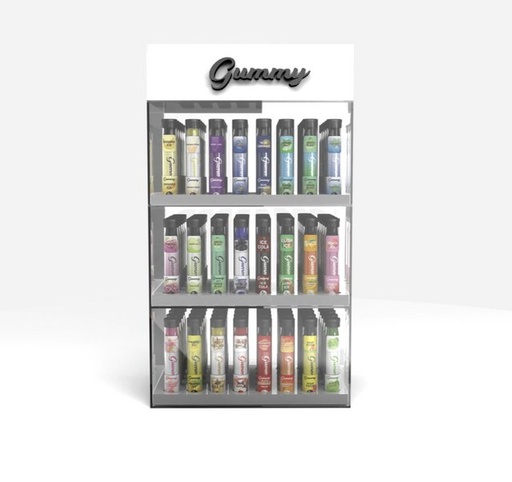 [ITM020222022897] GUMMY 5% 1500 PUFFS DISPOSABLE DISPLAY OF 120