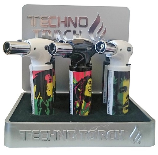 [ITM020421017207] TECHNO TORCH BIG MAN SLANT TORCH LIGHTER #82110BM BOX OF 6