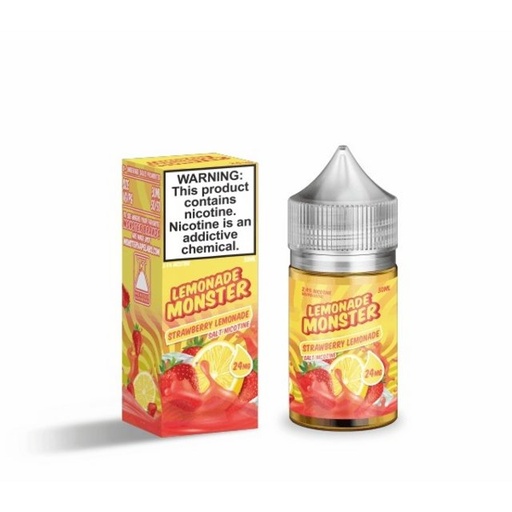 [INTREF05385] LEMONADE MONSTER SYNTHETIC SALT 30ML (STRAWBERRY LEMONADE, 24MG)