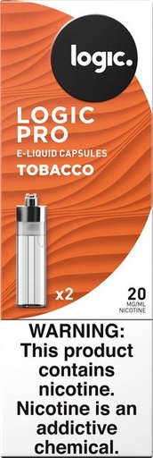 [INTREF01146] LOGIC REFILLS 2CT BOX OF 10 (LOGIC PRO 20MG, TOBACCO')