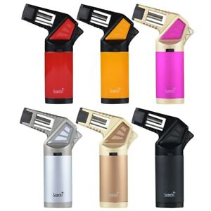 [ITM021121021456] SCORCH TORCH LIGHTER ASSORTED COLORS #61628 BOX OF 6
