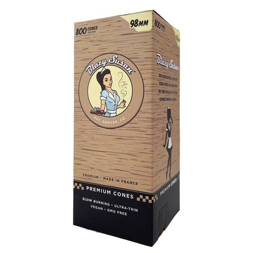 [BLAZ-11472] BLAZY SUSAN 98MM UNBLEACHED CONES 800 PER BOX