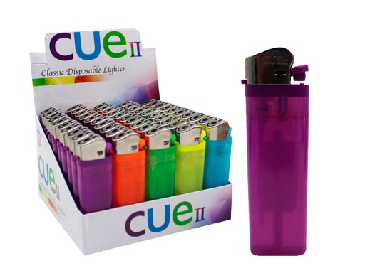 [ITM030921020320] CUE II DISPOSABLE LIGHTER 50CT