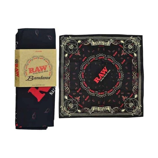 [ITM040121015523] RAW BLACK BANDANA