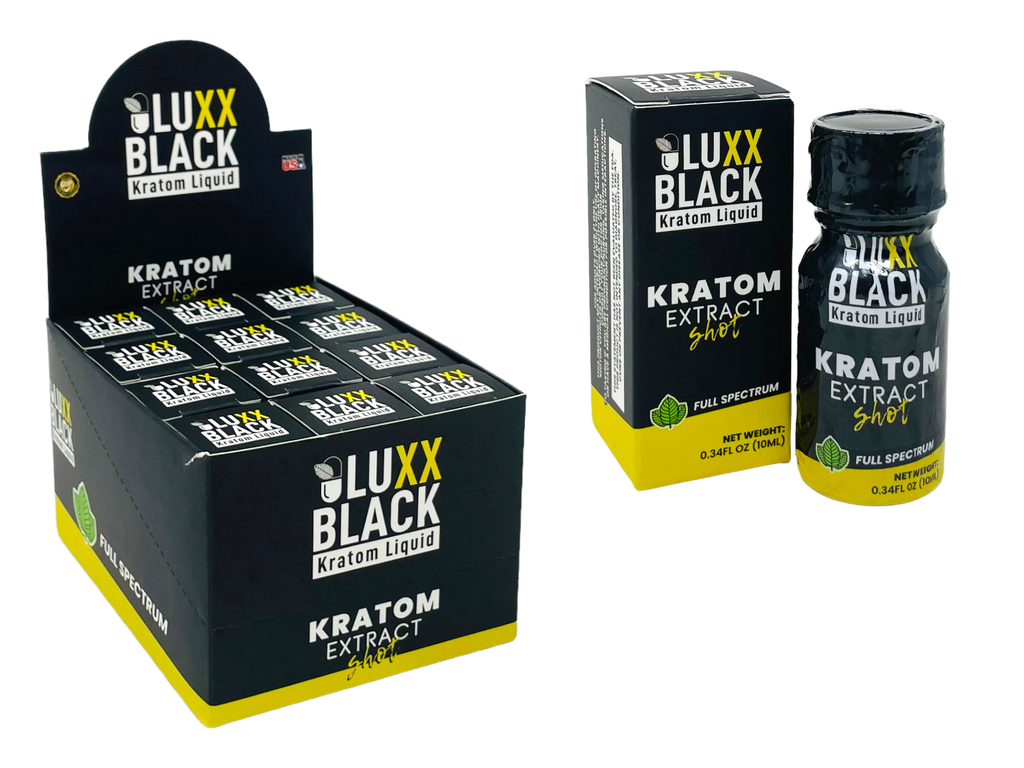 LUXX BLACK KRATOM EXTRACT SHOT BOX OF 12