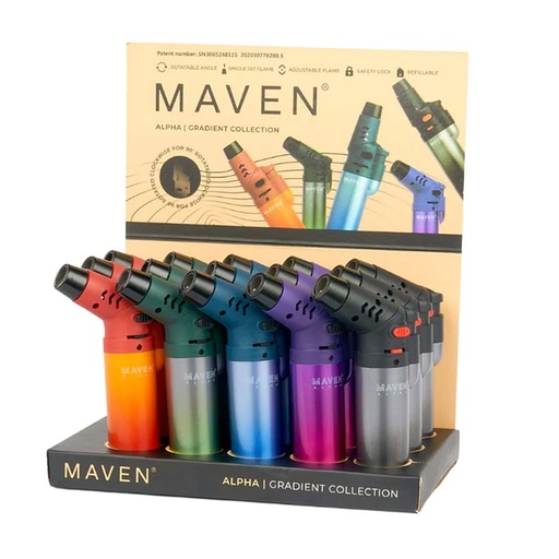 [MAVE-04915] MAVEN ALPHA TORCH BOX OF 15 (GRADIENT COLLECTION)