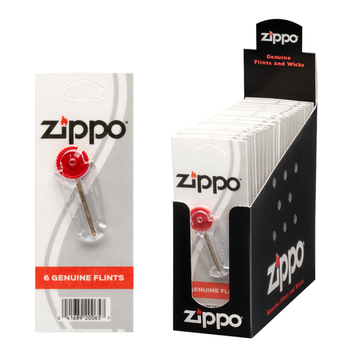 [ITM060221016211] ZIPPO 6 GENUINE FLINTS BOX OF 24