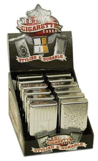 [ITM060521017948] NULITE METAL CIGARETTE CASES TA-CC-202 BOX OF 12
