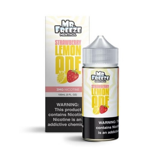 [INTREF05634] MR FREEZE SYNTHETIC NICOTINE 100ML (STRAWBERRY LEMONADE, 3MG)