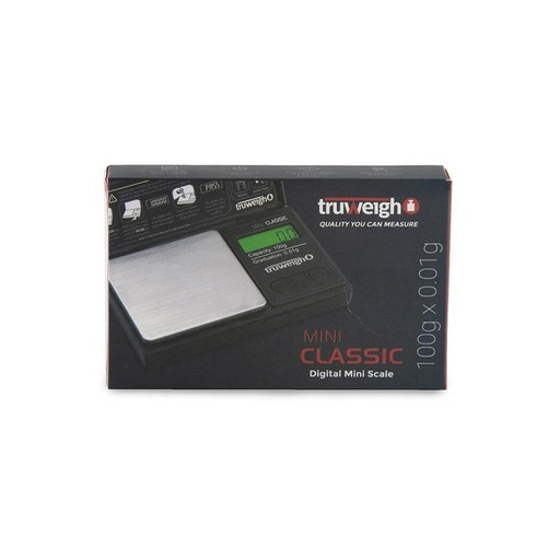 [ITM060720010729] TRUWEIGH MINI CLASSIC SCALE 100G X 0.01G BLACK