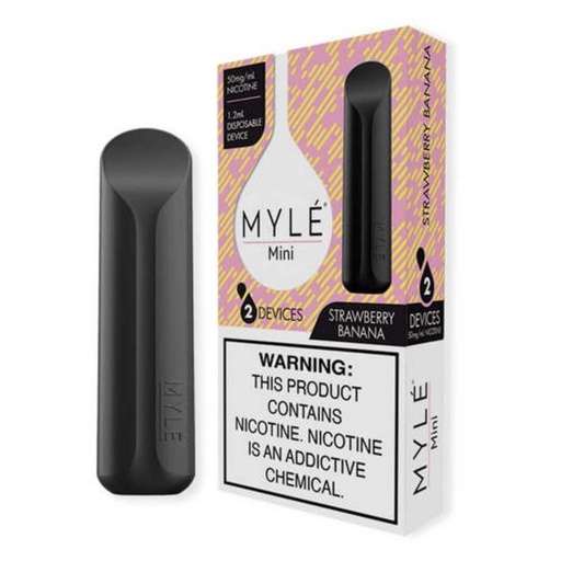 [ITM200820013987] MYLE MINI DISPOSABLE 2CT BOX OF 10 (STRAWBERRY BANANA)