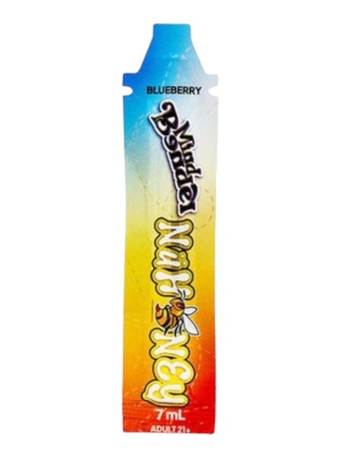[NUHO-26138] NUHONEY MIND BENDER MAD HONEY 7ML SACHETS (BLUEBERRY)