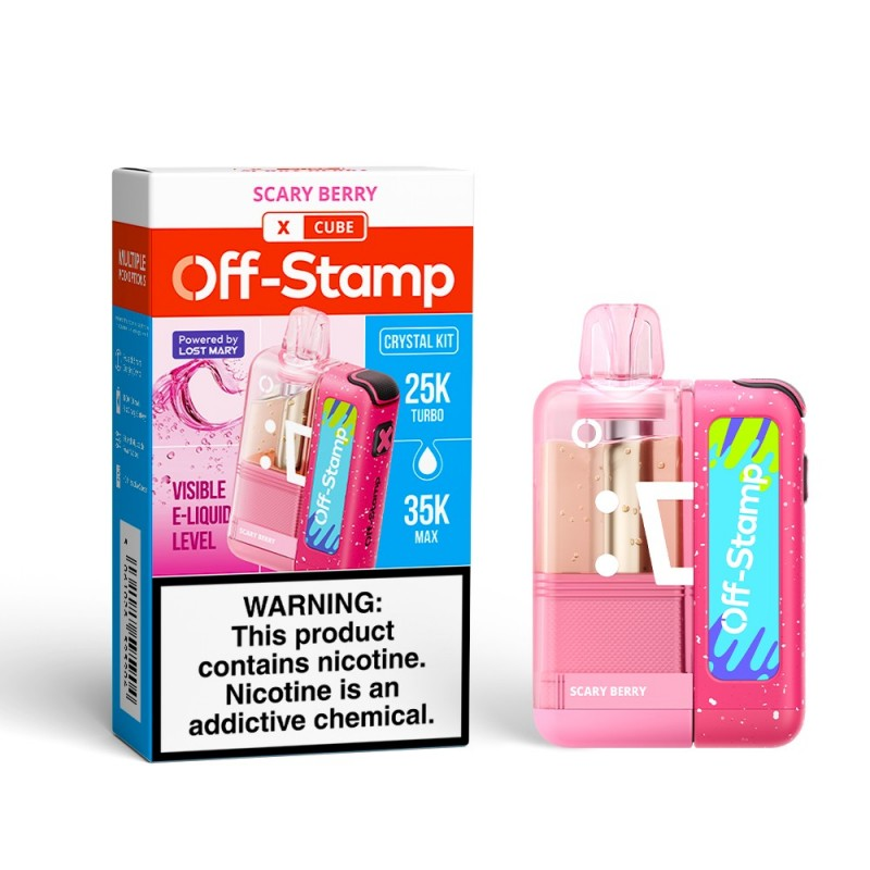 OFF-STAMP X-CUBE CRYSTAL CUBE 35K 5% DISPOSABLE KIT BOX OF 5