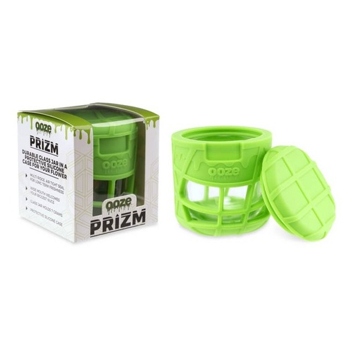 [INTREF01397] OOZE PRIZM SILICONE STASH JAR (GREEN)