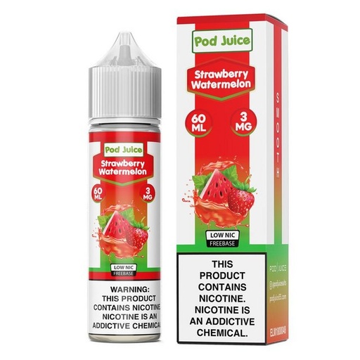 [ITM080221016221] POD JUICE E-LIQUID 60ML (STRAWBERRY WATERMELON, 3MG)