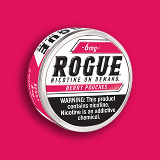 [ROGU-17611] ROGUE NICOTINE POUCHES 5CT (BERRY, 3MG)