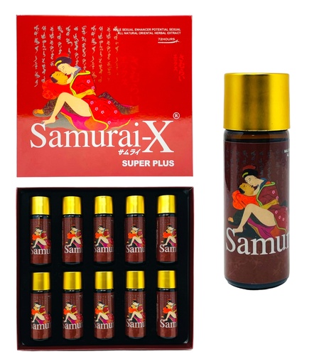 [SAMU-18202] SAMURAI X ENHANCEMENT DRINKS BOX OF 10 (SUPER PLUS)