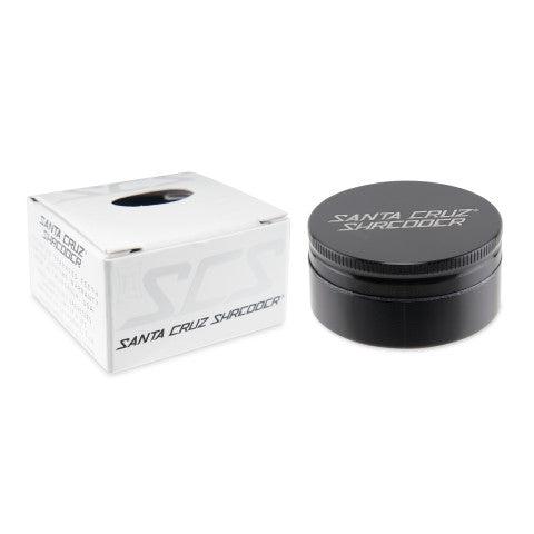 [SANT-09531] SANTA CRUZ SHREDDER 55MM 2 PARTS MEDIUM TOBACCO GRINDER (BLACK)