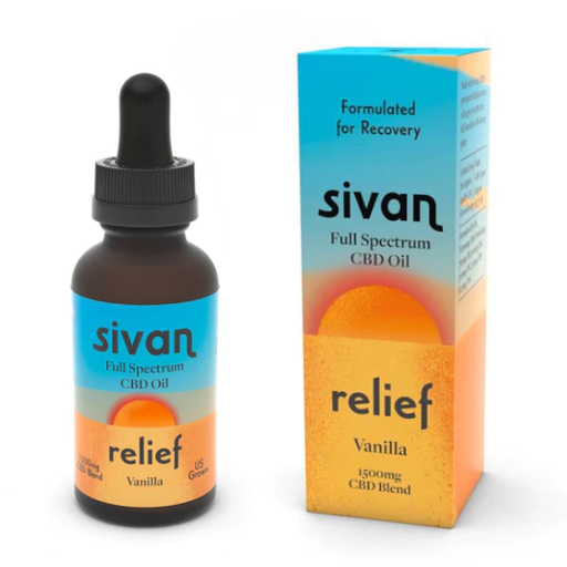 [SIVA-13599] SIVAN 1500MG FULL SPECTRUM CBD OIL 3.5OZ (VANILLA (RELIEF))