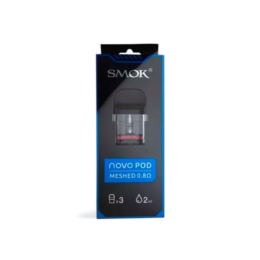 [SMOK-18898] SMOK NOVO REPLACEMENT PODS 3CT (MESHED 0.8OHM)