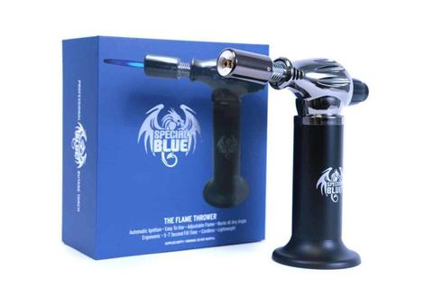 [INTREF03825] SPECIAL BLUE THE FLAME THROWER PROFESSIONAL TORCH (BLACK)