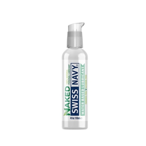 [SWIS-14354] SWISS NAVY WATER BASED LUBRICANT NAKED (4OZ)