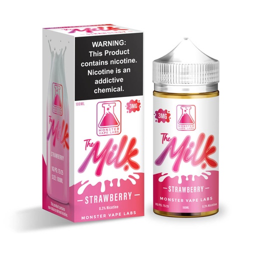 [THE -20872] THE MILK SYNTHETIC NICOTINE 100ML (STRAWBERRY, 3MG)