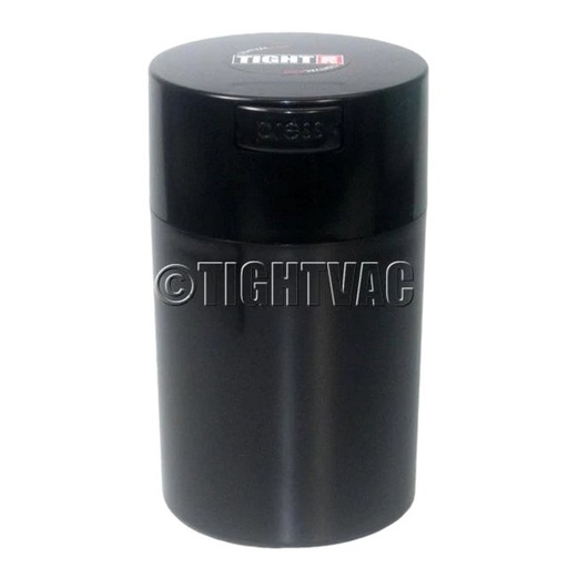 [TIGH-10840] TIGHTVAC AIR TIGHT CONTAINERS SMELL PROOF 6OZ (FULL BLACK)