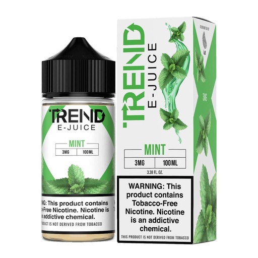 [TREN-07392] TREND SYNTHETIC NICOTINE E-LIQUID 100ML (MINT, 3MG)