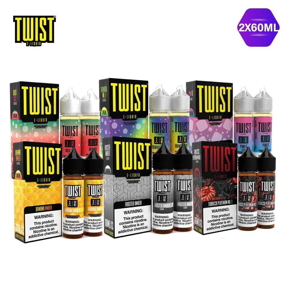 TWIST E-LIQUID 2X60ML