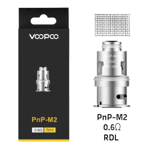 [VOO-01453] VOOPOO PNP COILS 5CT (M2 0.6OHM)