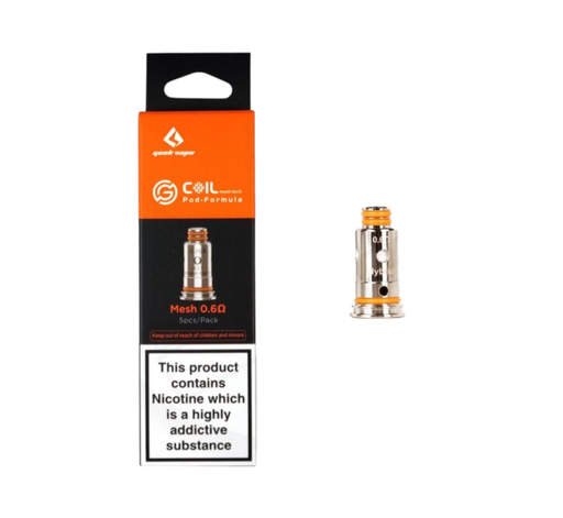 [ITM060720011641] GEEK VAPE G COIL POD FORMULA MESH 0.6OHM 5CT