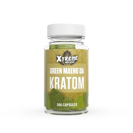 [XTRE-24968] XTREME SPECIOSA KRATOM CAPSULES (GREEN MAENG DA, 300CT)