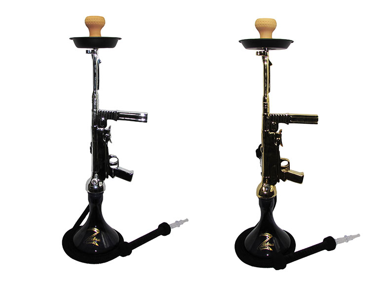 ZEBRA CHICAGO M16 GUN HOOKAH