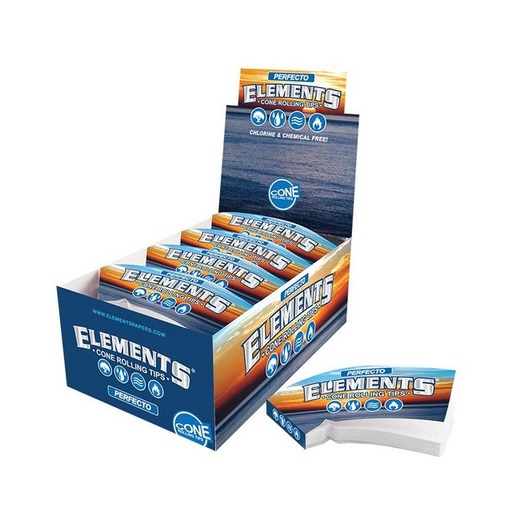 [ITM080521017985] ELEMENTS PERFECTO CONE ROLLING TIPS 32CT BOX OF 24