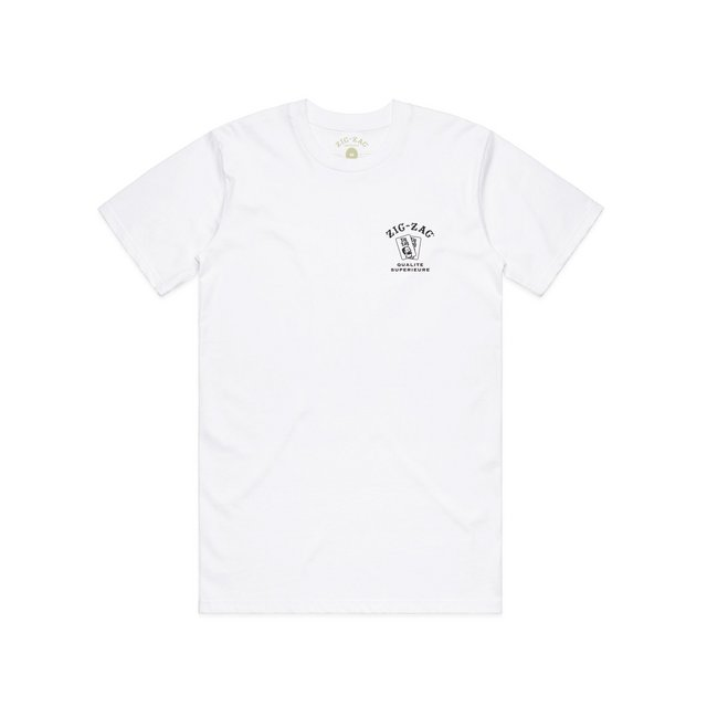 ZIG ZAG QUALITE SUPERIEURE WHITE T-SHIRT