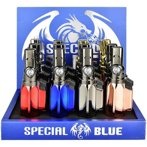 [ITM091221022073] SPECIAL BLUE THE LASER TORCH LIGHTER #LT113 BOX OF 12