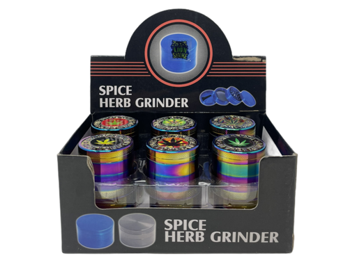 [ITM110521018053] LION SMOKE SPICE HERB 4 PARTS GRINDER ZNG109 BOX OF 12