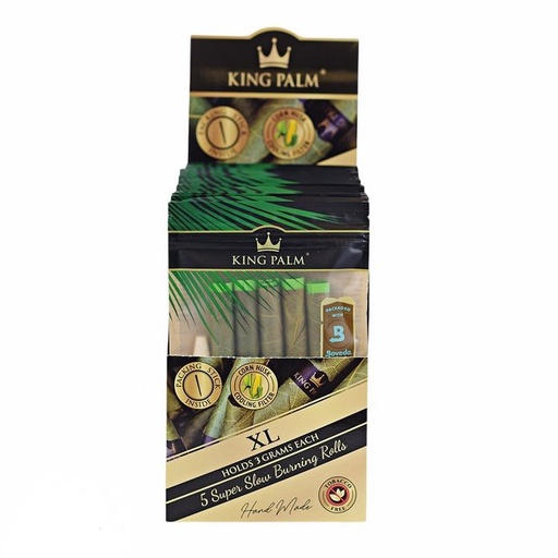 [ITM120121015658] KING PALM XL ROLLS HOLDS UP TO 3 GRAMS EACH 5CT BOX OF 15