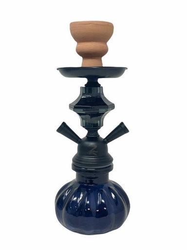 [ITM121221022147] ZEBRA JACK 2 HOSE HOOKAH ASSORTED COLORS