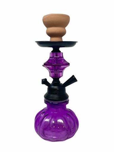[ITM121221022148] ZEBRA JACK 1 HOSE HOOKAH ASSORTED COLORS